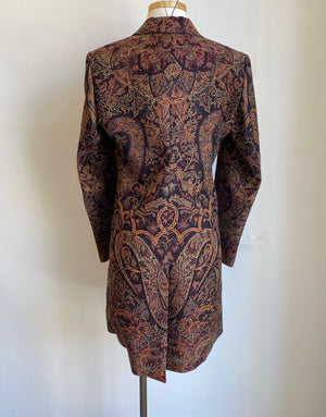 T.ba Levita Classic Short Coat with Jacquard Wool