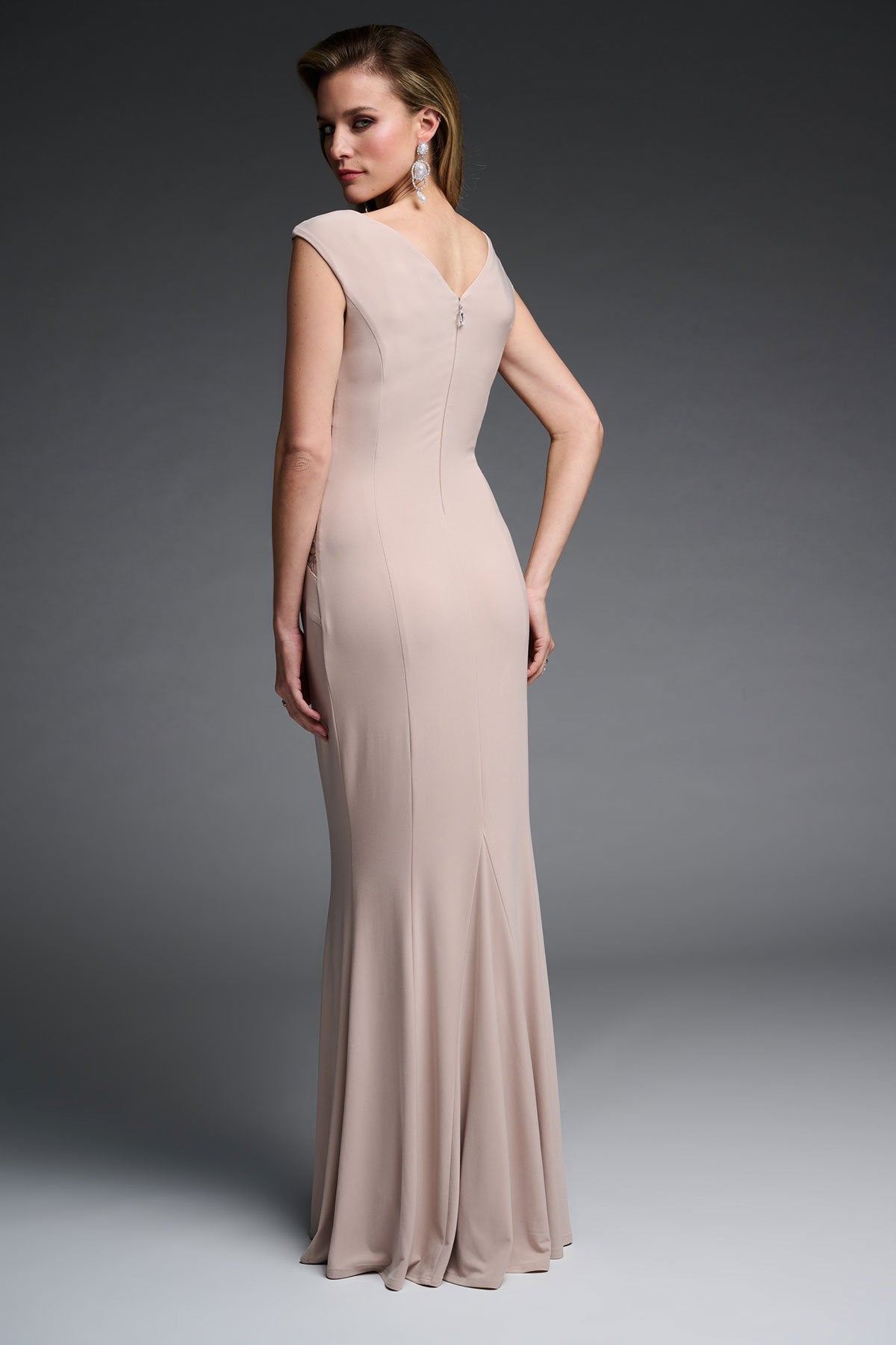 Joseph Ribkoff Signature Sequin Ribbon Gown Joseph Ribkoff Signature Sequin Ribbon Gown