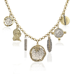 Tat2 Designs Gold Allure Charm Necklace