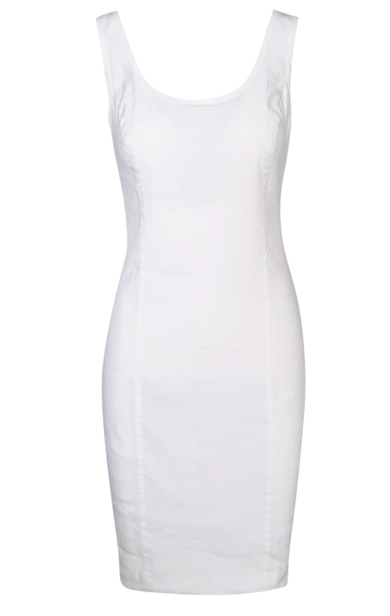 haris cotton linen dress Maxi Linen Dress With V Neck