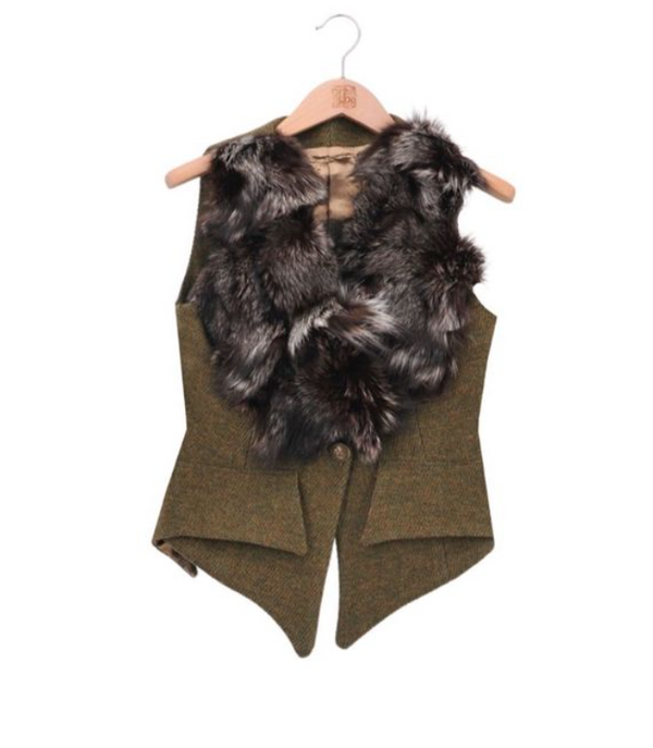 T.ba Gypsy Waistcoat Verdi Jerez Knit