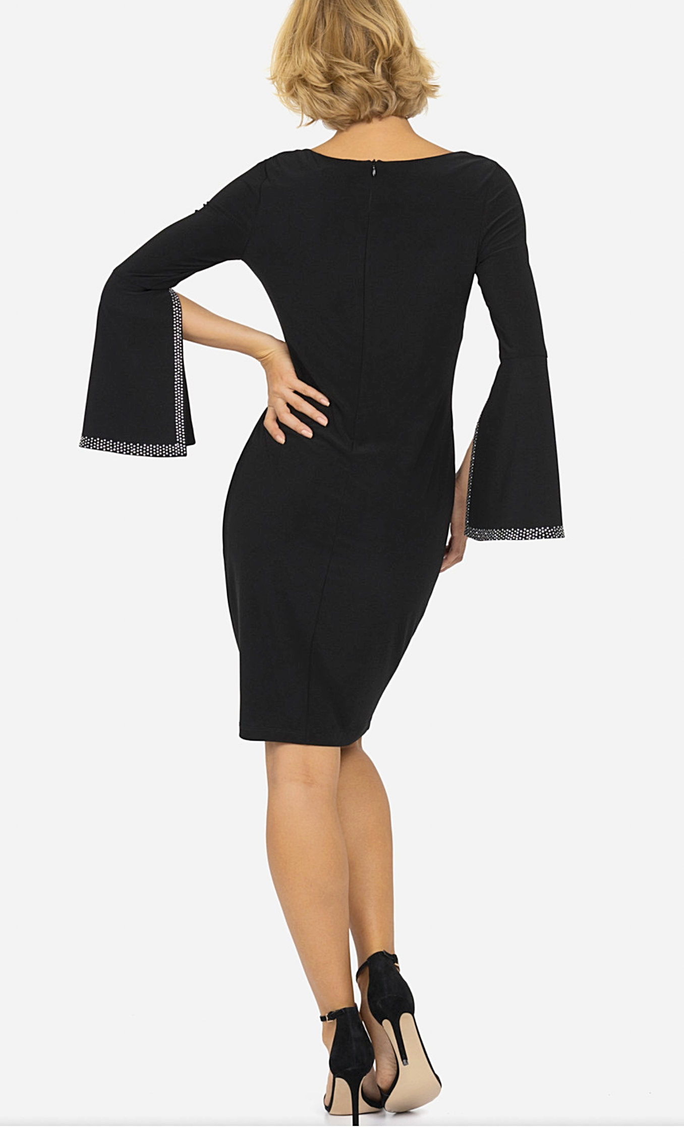Joseph Ribkoff Black and Silver Diamonds Dress Joseph Ribkoff Black and Silver Diamonds Dress