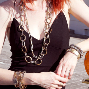 Tat2 Designs Gold Fira Chain Bracelet