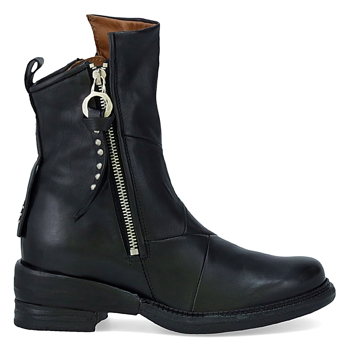 cbt 辞典2016 RideTecs Men's Size 9.5 Black Oiled Grain Leather 16 in