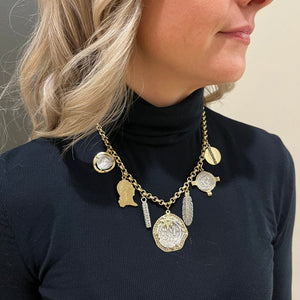 Tat2 Designs Gold Allure Charm Necklace